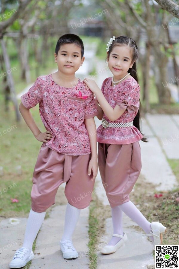 ชุดไทยเด็กชายหญิง